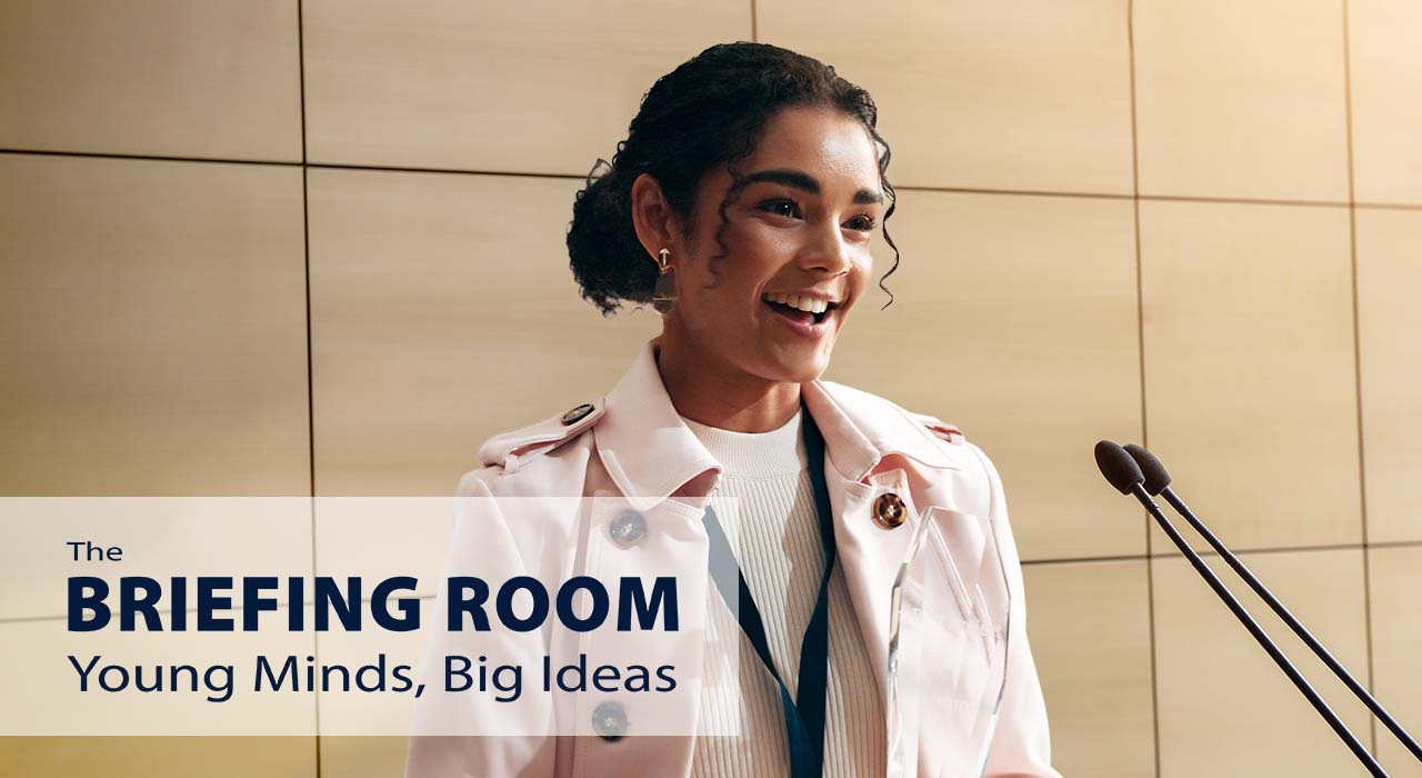 Briefing Room Woman